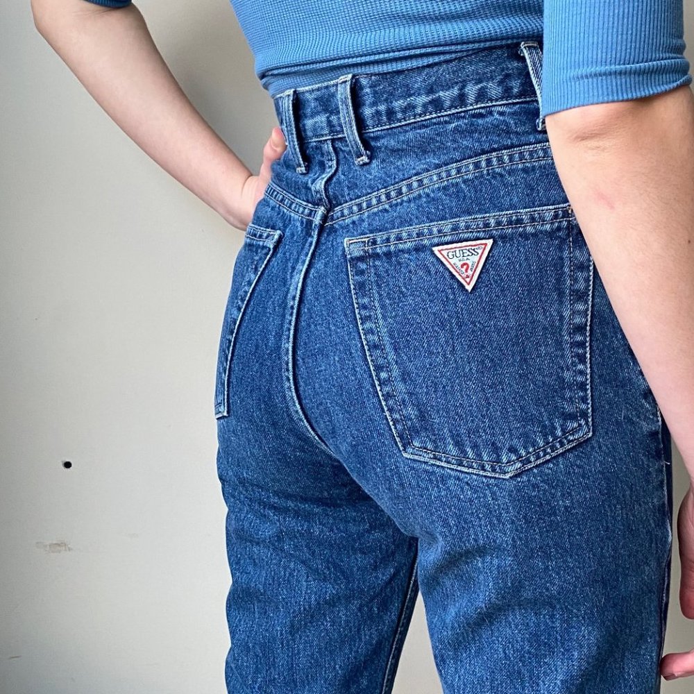 Vintage Guess Jeans Straight Fit Tag Size 28, Actual Size 26